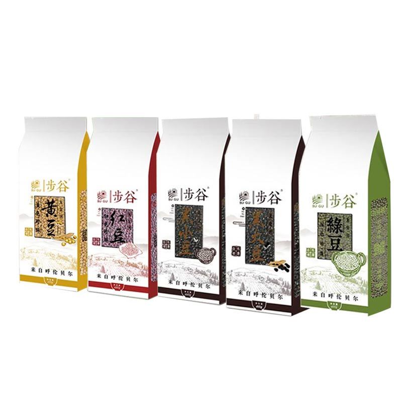 步谷 黑豆410g+黑小豆460g+绿豆480g+红小豆480g+黄豆410g 五种豆类杂粮礼盒装
