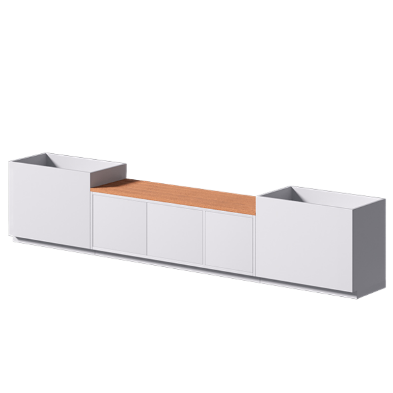 铭思达户外长 椅高清大图