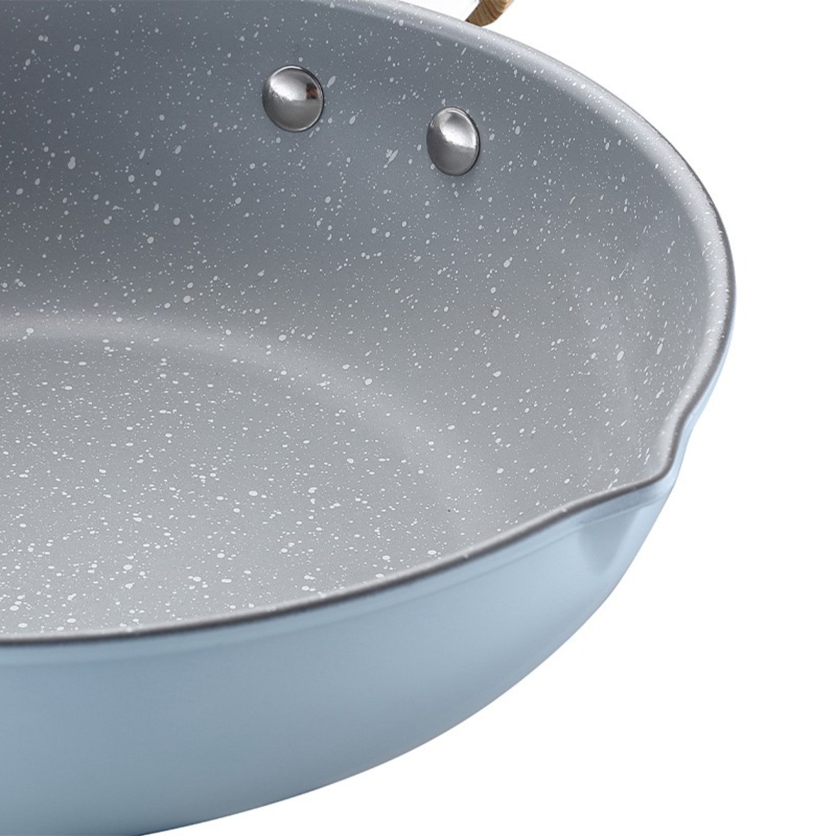 佰造(BAIZAO) 天蓝色 艾厨不粘煎炒锅BZ-FC505高清大图