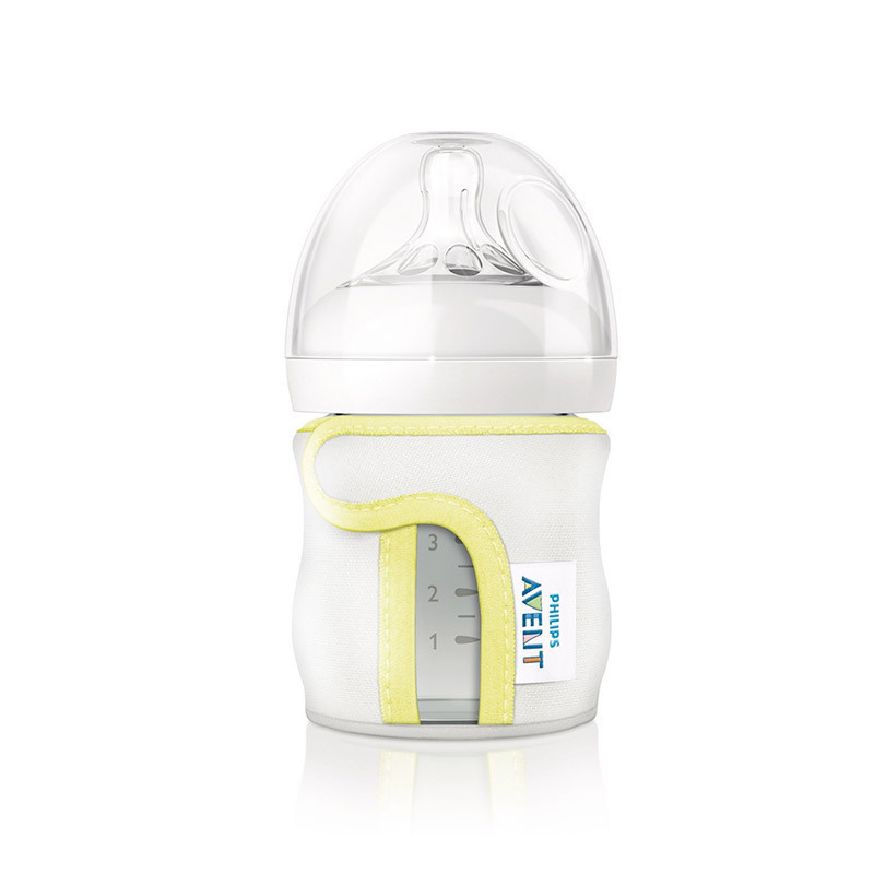 新安怡(Avent)自然系列宽口径玻璃奶瓶礼物套装(125ml 3个、240ml 2个)
