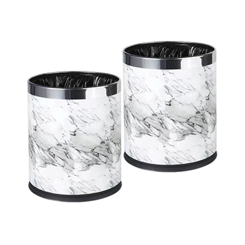 卫未来 酒店垃圾桶 白大理石纹 个高清大图