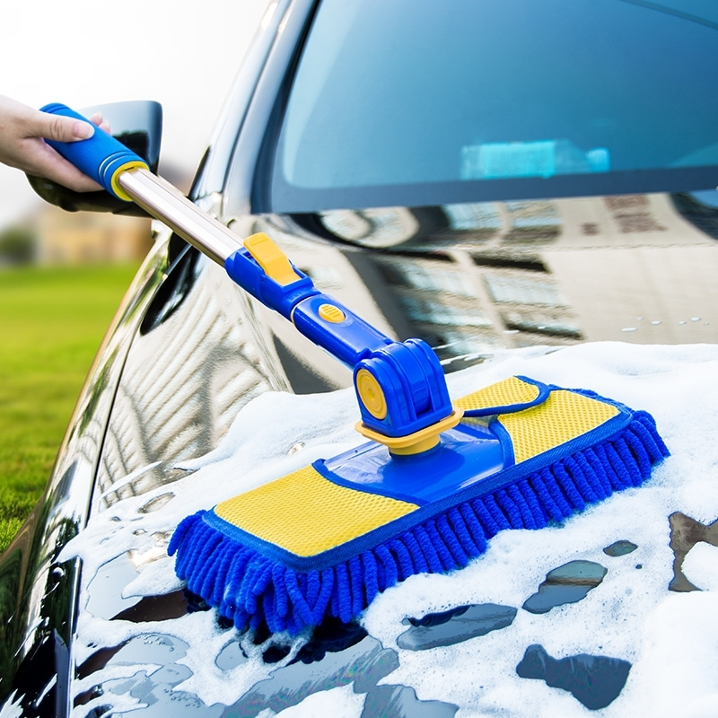洗车刷子长柄伸缩工具套装软毛拖把专用擦车汽车清洁用品