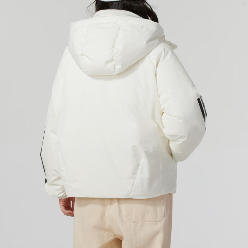 阿迪达斯 (adidas)女装新款时尚百搭运动休闲保暖连帽羽绒服 JG3865 ZP