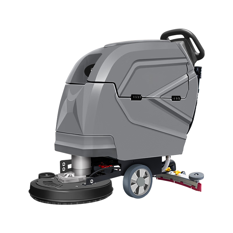 疆泰 锂电款自走式手推洗地机 物业保洁工厂商用工业洗地机洗地吸干机擦地机JT-X3L高清大图