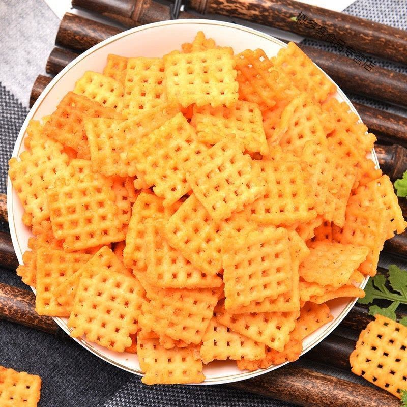 锅巴86g*3/10包8090后小时候怀旧零食烧烤麻辣锅巴多省图片