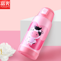 富光 保温壶 WFZ1021-600 600ml保温杯儿童带吸管便携防漏男女杯子不锈钢暖水壶宝宝学生水杯