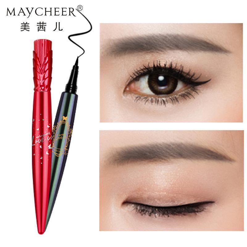 均色魅黑防水速干眼线液笔不晕染防水大眼定妆眼线470