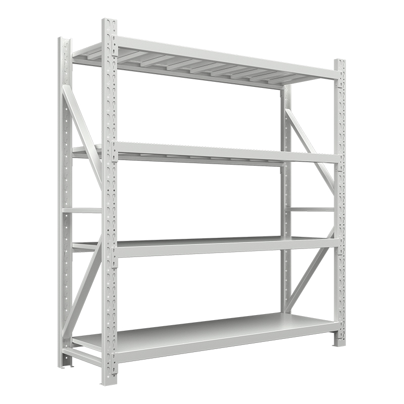 臻远 zycz-06 中型仓储货架置物架仓库铁架子地下室货架 1500*600*2000 白色