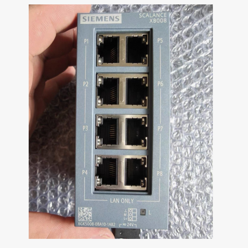 西门子(SIEMENS) 工业导轨交换机6GK5008-0BA10-1AB2高清大图