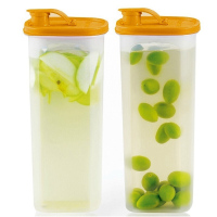 特百惠(Tupperware)纤巧壶2L 塑料冷水壶带滤格大容量 豆浆壶自制酵素瓶果醋壶塑料水壶家用果汁