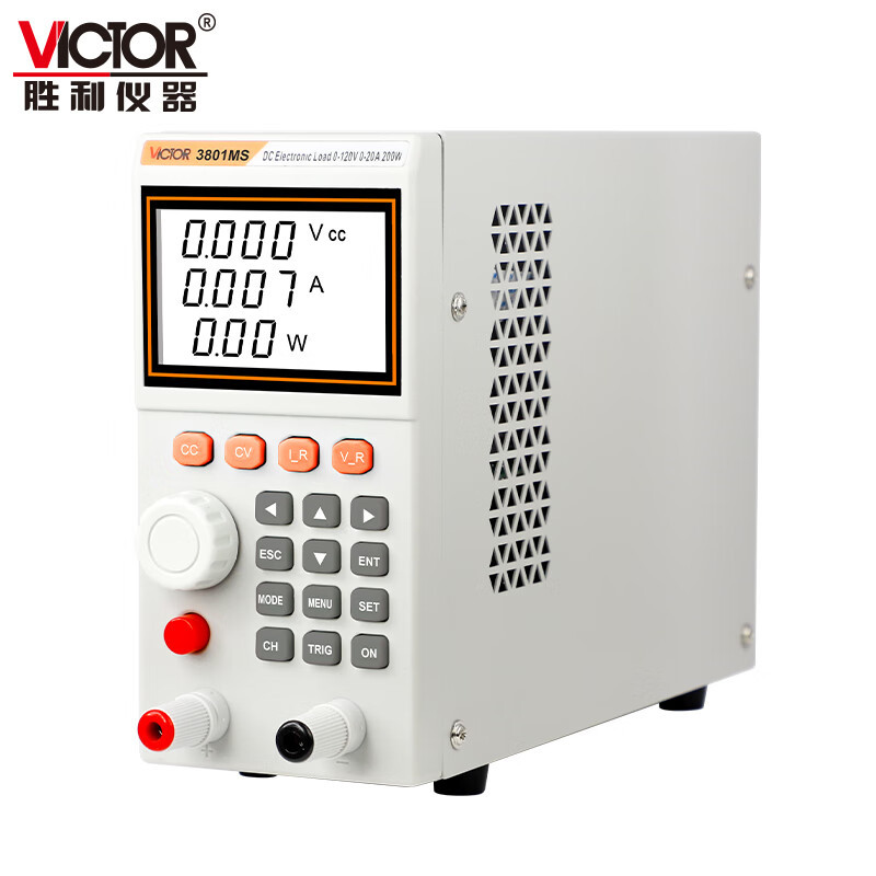 胜利仪器(VICTOR)可编程直流电子负载测试仪单通道200W电池容量电压测试 VC3801MS
