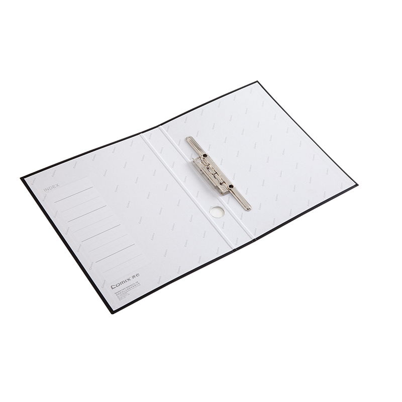 齐心 NO.333 办公必备纸板夹 A4 长押夹+板夹 黑 单个装高清大图