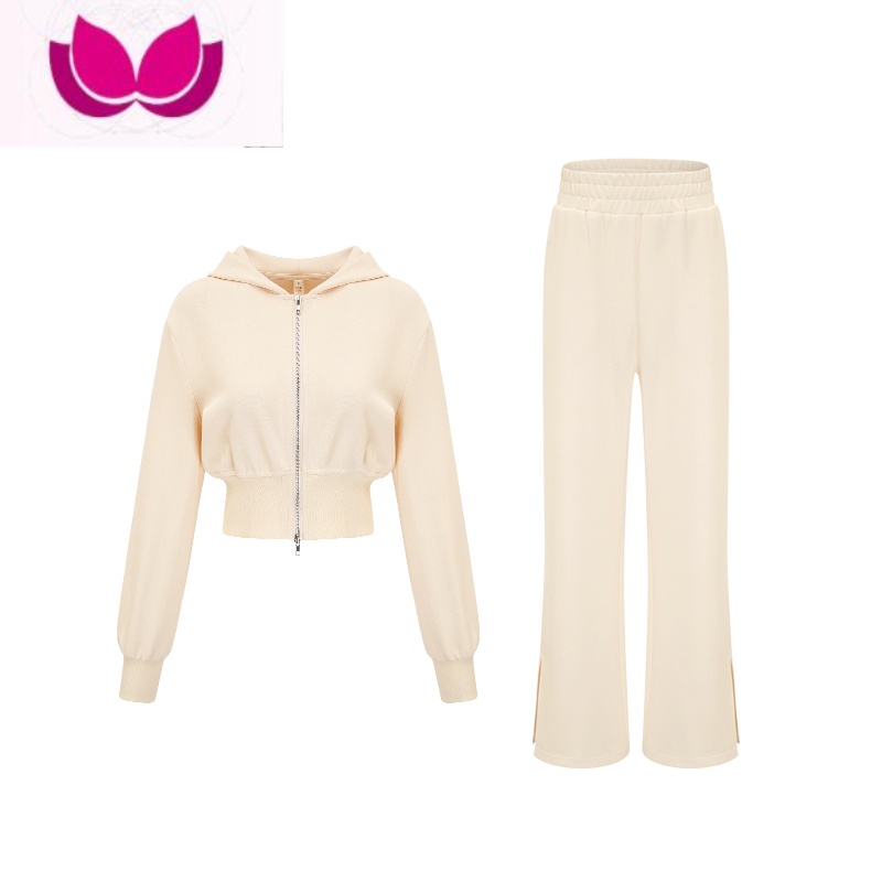 七斓今年流行连帽卫衣套装女春2023新款卫裤子套时尚休闲高清大图