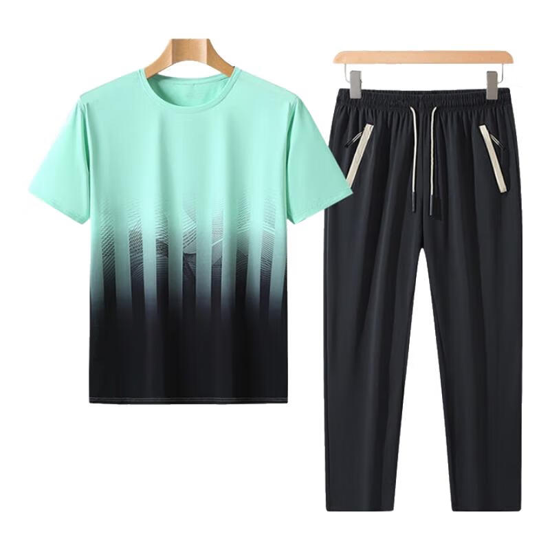 Tduo运动套装 H4 套 水绿 2XL