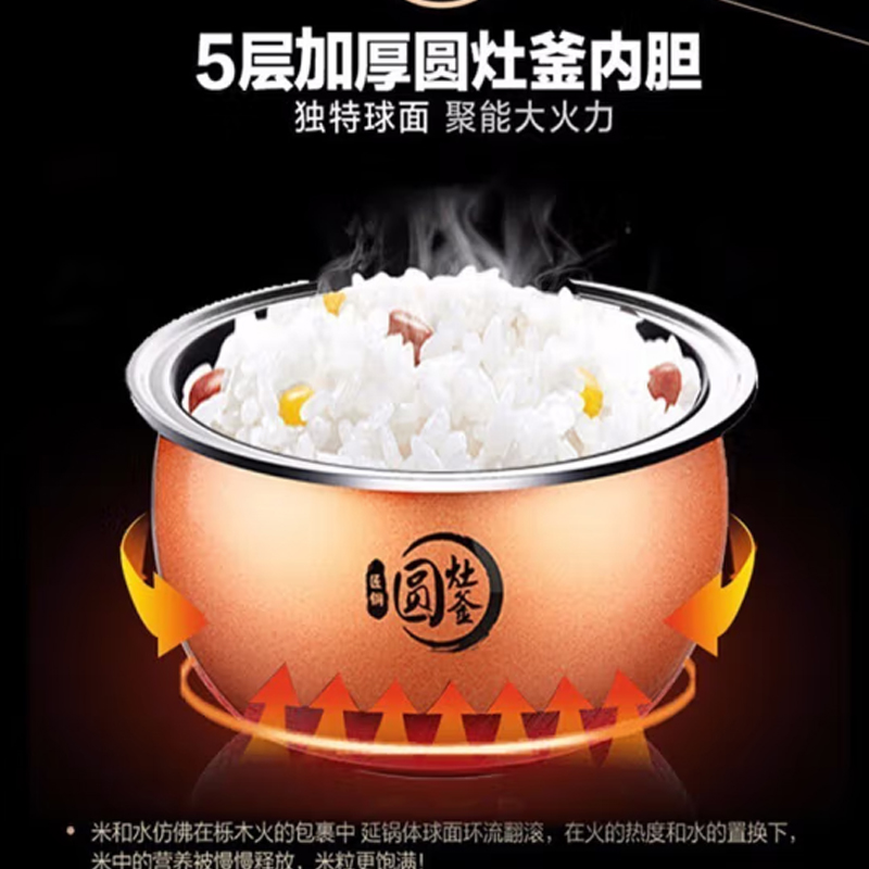 美的(Midea)电脑式电饭煲 MB-RS4057高清大图