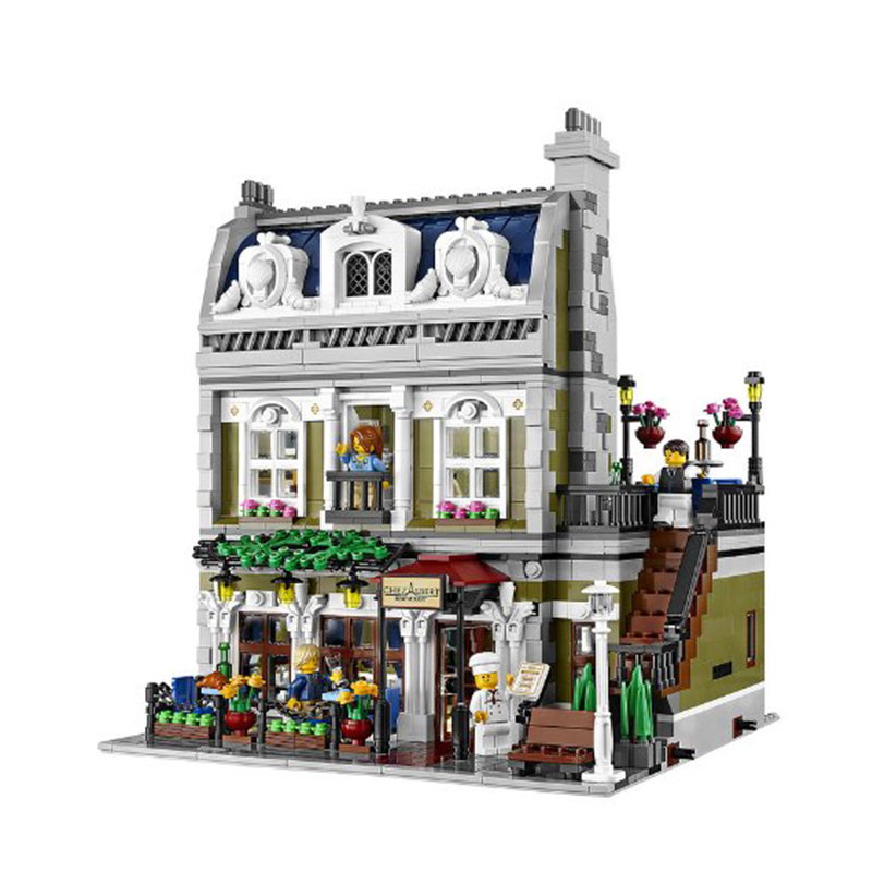 乐高legocreator创意百变巴黎餐厅10243塑料积木玩具16岁以上200块