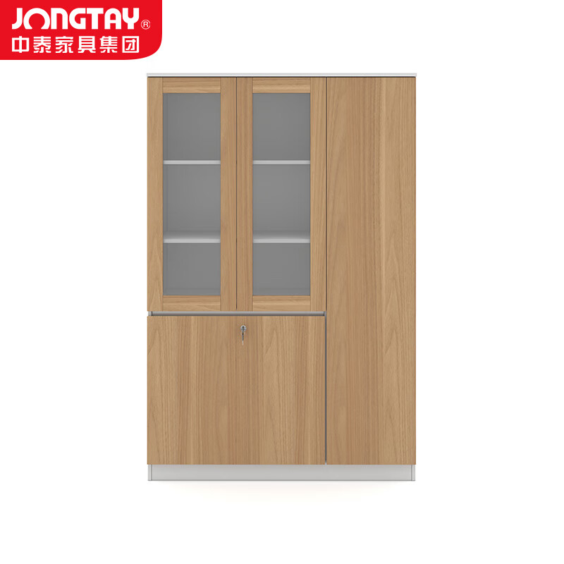 中泰(jongtay)文件柜木质档案柜办公室资料柜带锁储物柜5门 J-FBWMX120高清大图