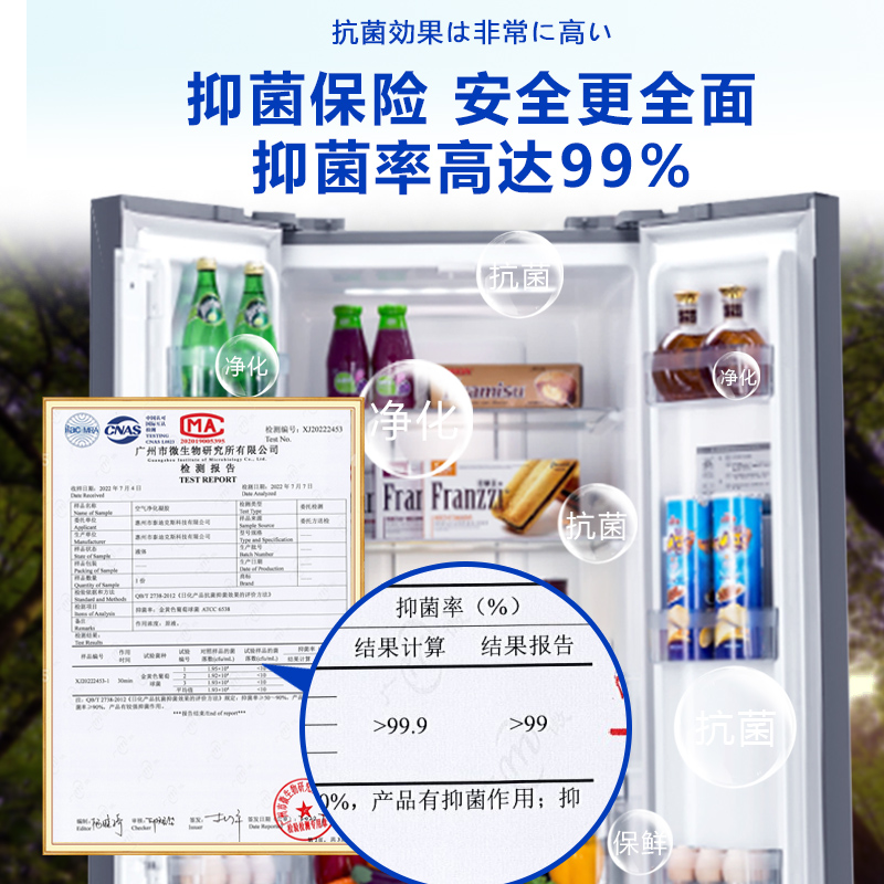 冰箱除味除臭专用神器除净化异味杀菌祛味吸味家用冷冻室清洁剂高清大图
