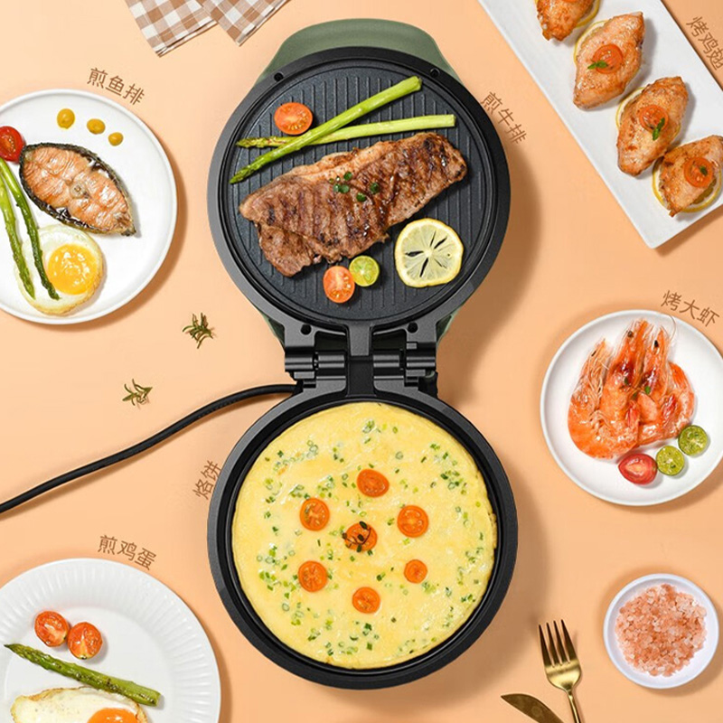 利仁电饼铛恒温设计双面加热大火力早餐机烙饼多功能LPBC-R01高清大图