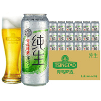 青岛啤酒 纯生8度 500ml*18听 （中超专享）