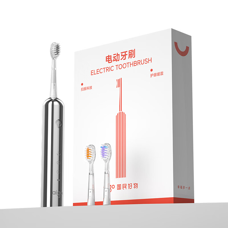 爱国者 电动牙刷Type-C充电长头软毛 ADYS-48H01高清大图