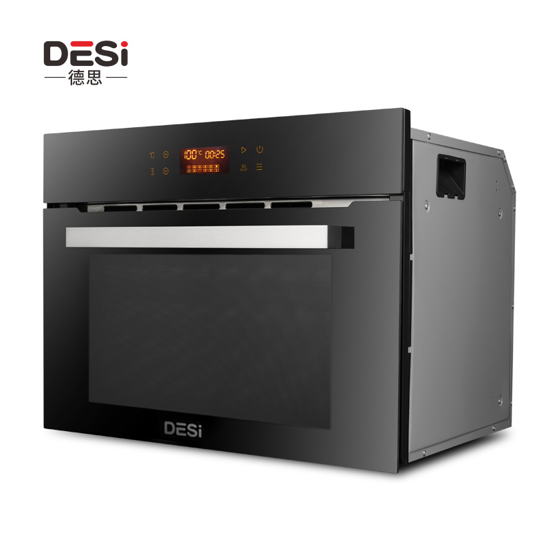 德思(DESI)家用嵌入式蒸烤箱一体机DSZK-S6 35L大容量 蒸烤箱二合一蒸汽烤箱 4D热风循环