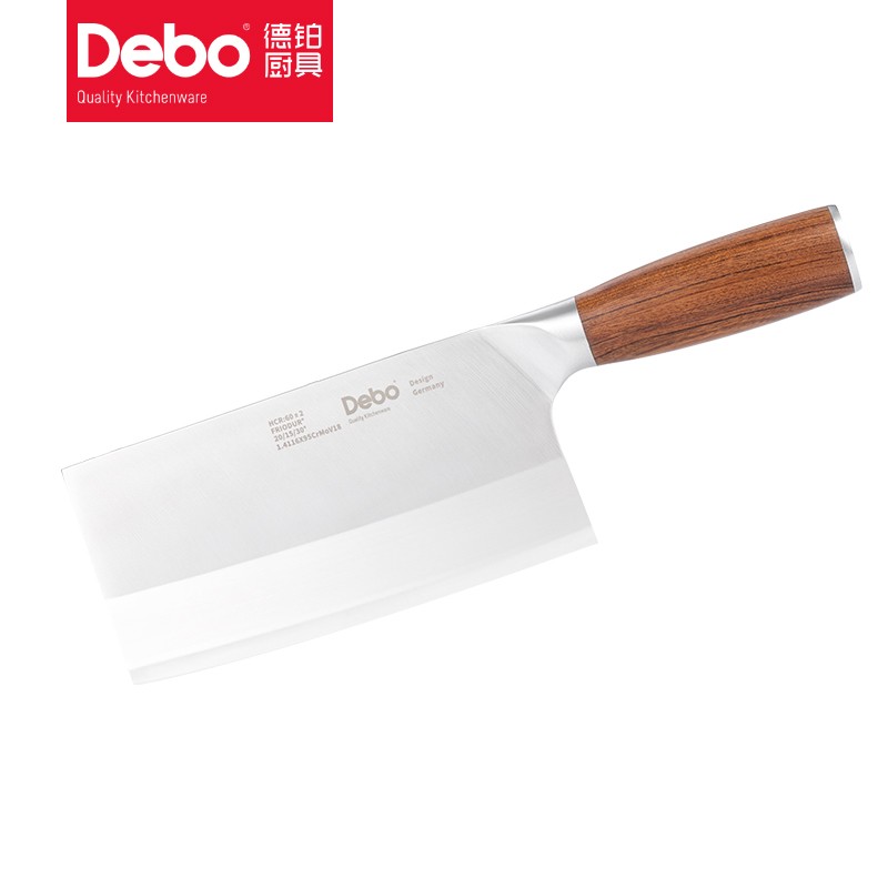 Debo德铂 奥布不锈钢厨房刀具家用切菜刀 切片刀高清大图