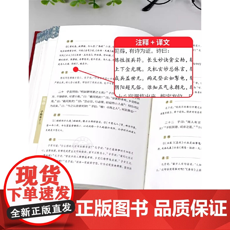 彩绘国学-论语 国学经典读物中国哲学传统文化中国文化精粹四书五经图书籍书排行榜初高中课外读物古人智慧老人言人性的弱点高清大图