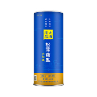 大清淮盐松茸菇盐食用盐468gx1罐无碘盐未加碘盐不含碘盐家用食盐