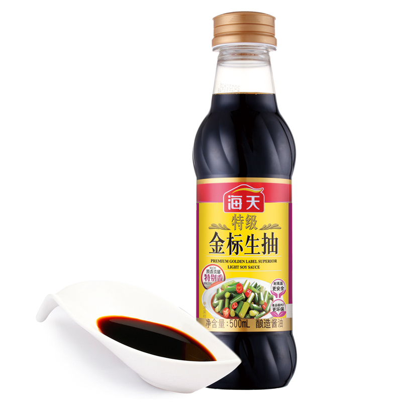 海天特级金标生抽500ml/瓶