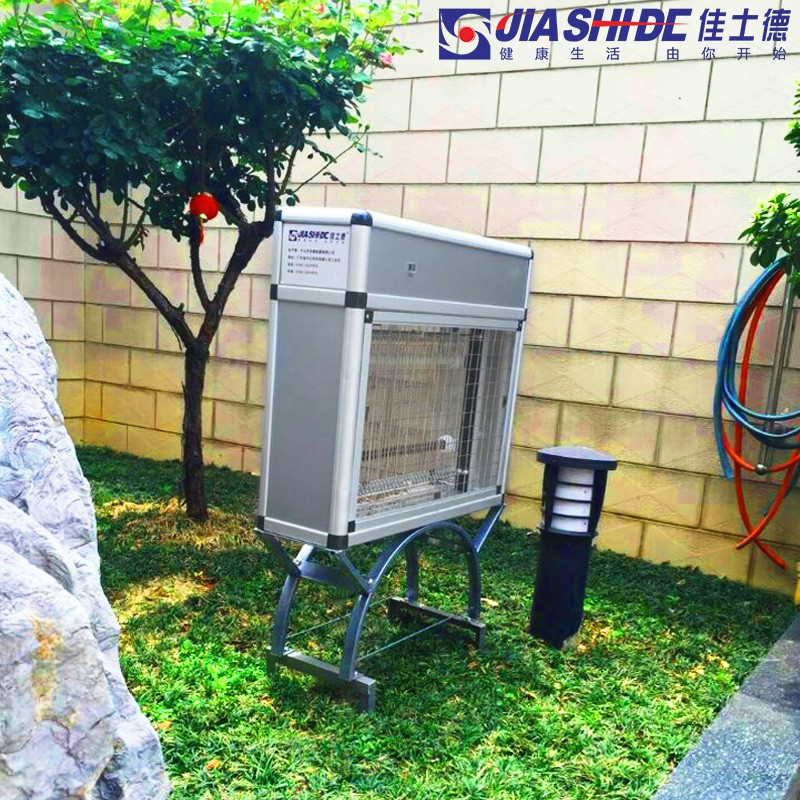 户外灭蚊灯大型室外捕蚊器庭院灯防水灭蚊别墅花园 三维工匠 24W单管户外灭蚊灯高清大图