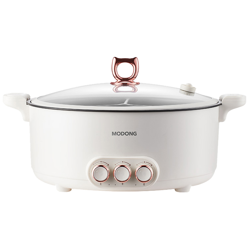 摩动电火锅5.6L分区设计独立控温大容量内胆MD-HGE10-T