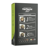 HairSecret 360增髪纖維套裝-自然黑26g+100ml