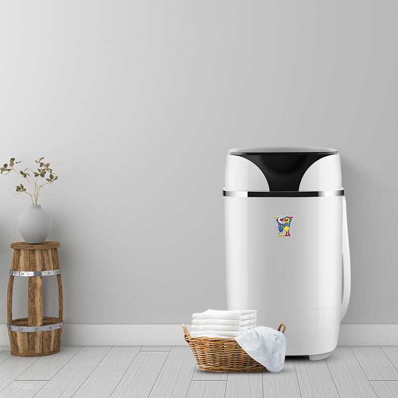 小鸭3.5公斤迷你洗衣机不锈钢内桶臭氧杀菌内衣裤除菌半自动母婴儿小宝宝WPZ3609HL高清大图