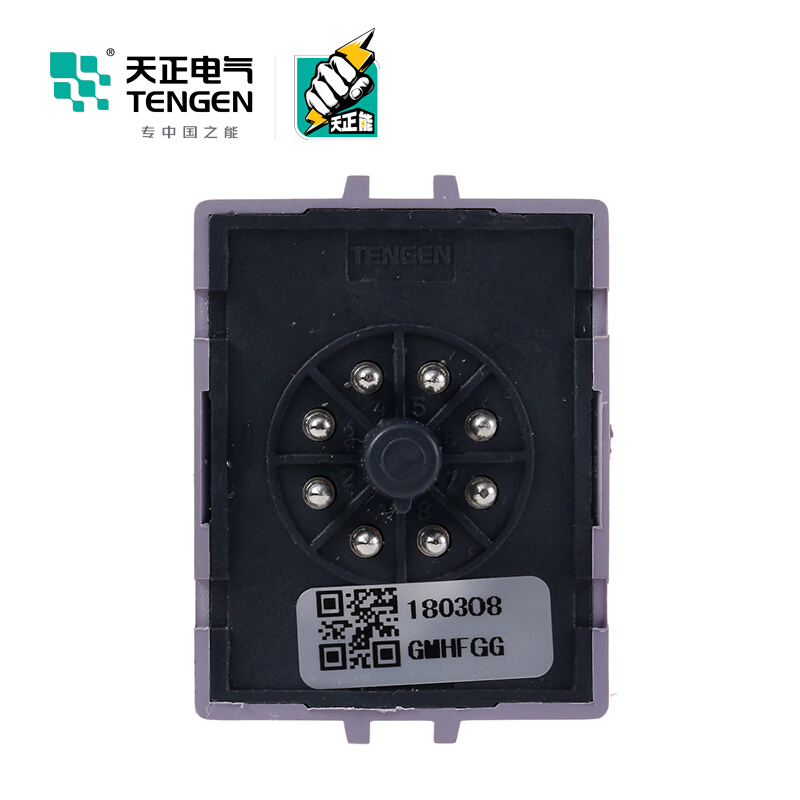 天正电气 ST3P 导轨安装式 220VAC 5A (1…10)s/100s/10min/60min 2C/O时间继电器