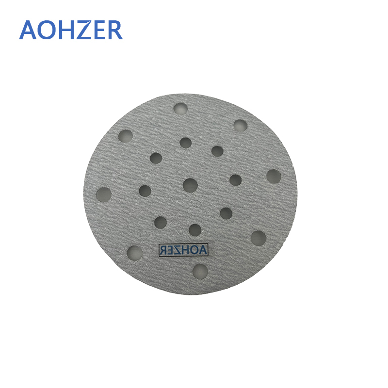 AOHZER 背绒砂纸180目150mm17孔 AZ-82800 100片 盒高清大图