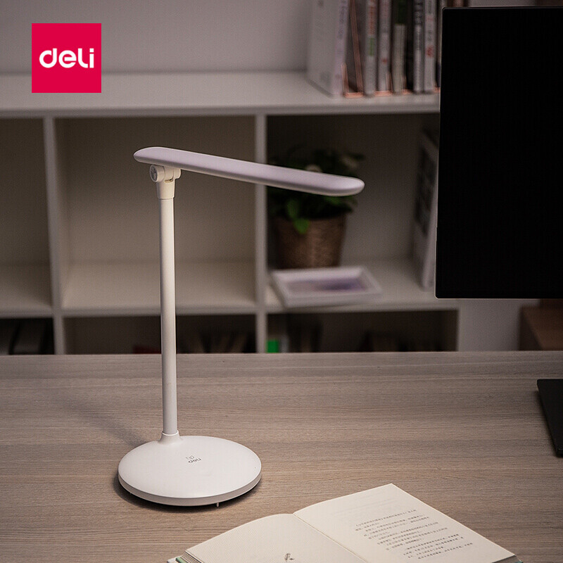 得力(deli) 4328_LED充电台灯(白)高清大图