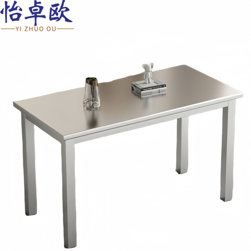 怡卓欧不锈钢餐桌高清大图