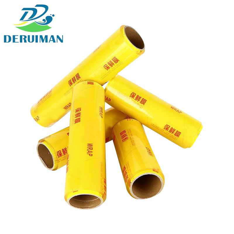 DERUIMAN家用保鲜膜大卷水果缠绕保鲜膜60cm*300m高清大图