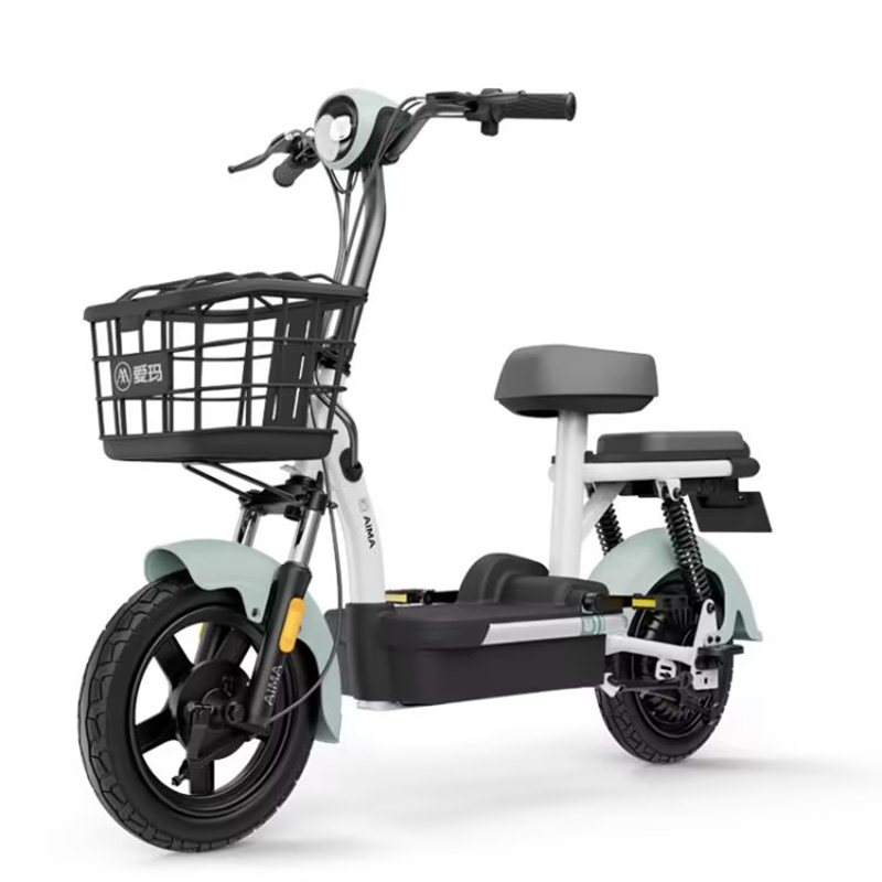企业定制爱玛电动车电动自行车电瓶车小型轻便新国标代步车礼想随机