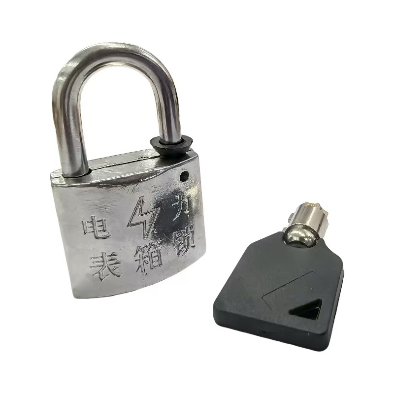 鼎鑫实业 DX-45 30mm*20mm 单通合金通开挂锁 (计价单位:个) 银色高清大图