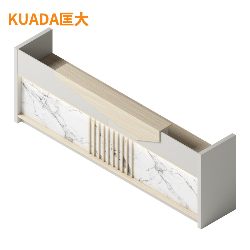 匡大 接待台 3.2米前台桌 商务办公接待桌 KDT-13R3201高清大图