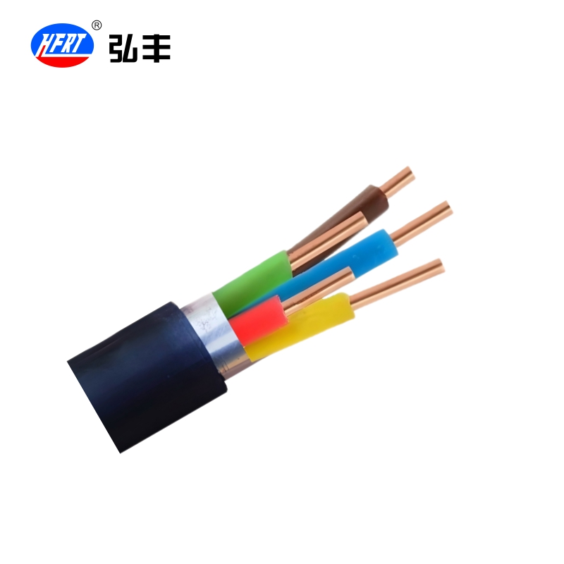 弘丰 阻燃小规格铜芯铠装电力电缆ZR-YJV22 5x4mm² 米高清大图