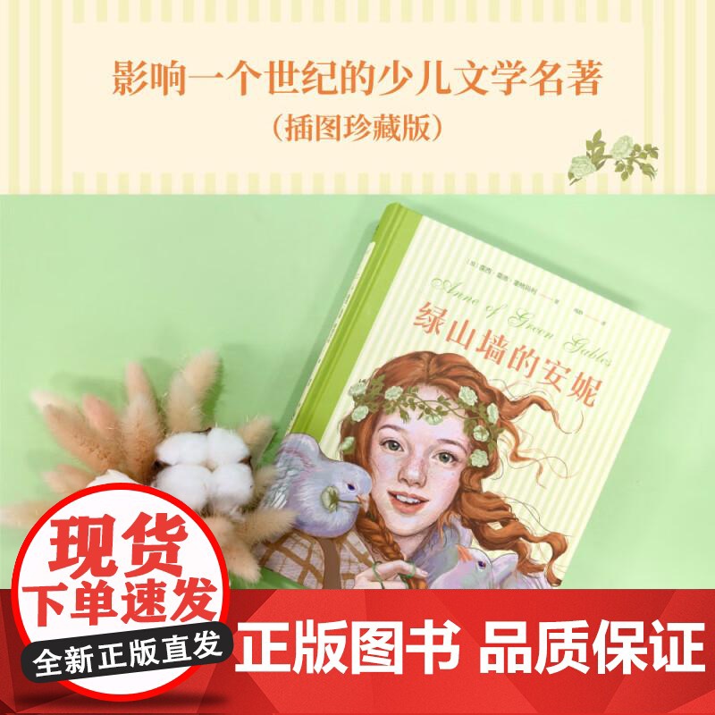 绿山墙的安妮 满怀热忱的红发少女 勇敢为自己争取专属的一席之地的故事 成长觉醒之书少女 童年 治愈 逆境 果麦文化高清大图