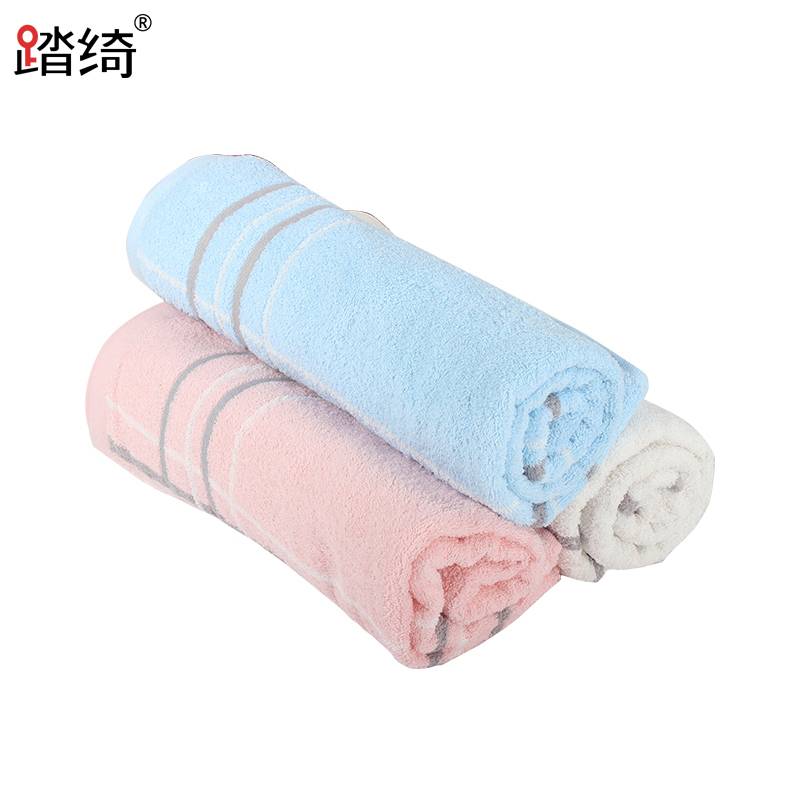 踏绮 糖果色加厚浴巾 70*140cm 条高清大图
