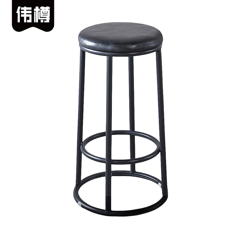 伟樽圆凳油皮38*38*65cm个