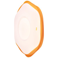 fsl 佛山照明 儿童房led吸顶灯三段调色温馨创意几何卧室灯具灯饰童花橙