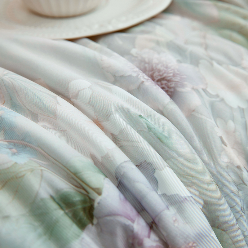 梦洁家纺 针织凉感印花夏被:小凉方 150x200cm高清大图