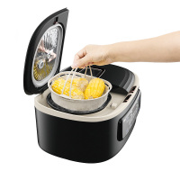 非煮不可（Fitcooker）迷你电饭煲2.5L*2智能小电饭锅双胆电饭煲多功能电饭锅24小时预约家用2-6人带蒸笼