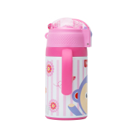 费雪牌(FISHER-PRICE) 母婴幼儿童抽真空保温杯套装带手柄 FP-8045A 粉色 适用年龄：12个月以上